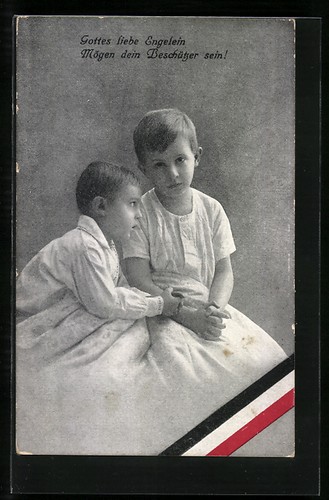 Ansichtskarte kinder beten - ansichtskarte,