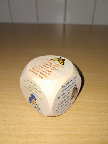 Gebetswürfel würfel aus - würfel, holz